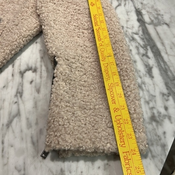ZARA | Woman | Teddy Faux Shearling Moto Biker Jacket | Size M 🍁🍂 🏍️ - Picture 16 of 16